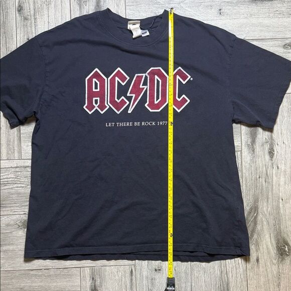 H&M Black AC/DC Tee Size L - Picture 5 of 9